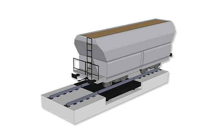 DR-B Dynamic Railway Wagon Scale