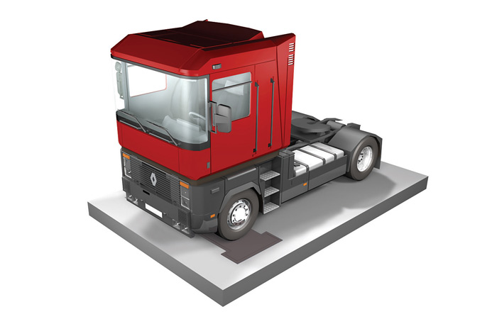 Dynamic truck axle measurement systems